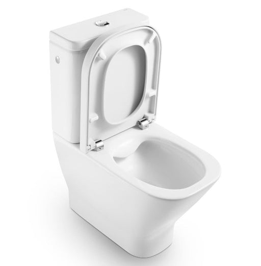 Roca Rimless close-coupled WC with dual outlet