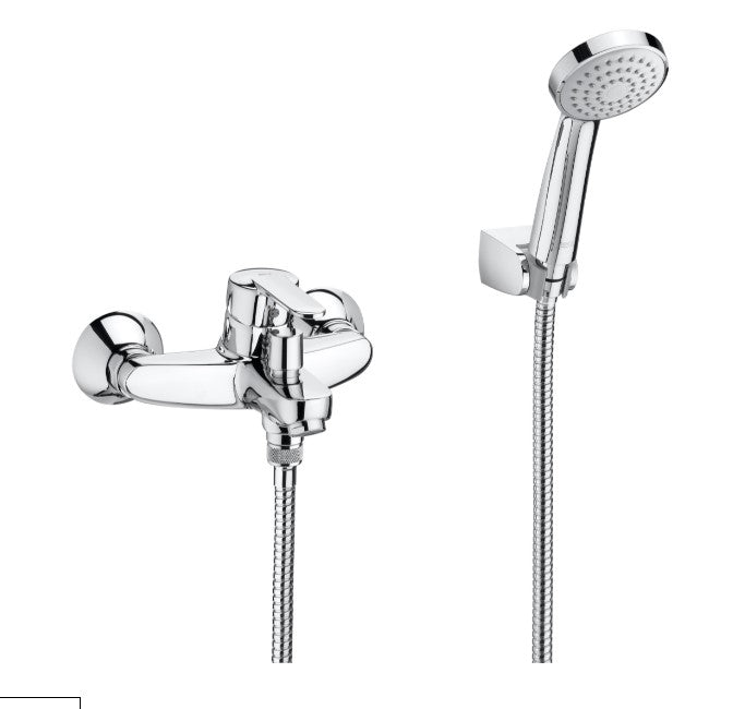 Roca Wall-mounted bath-shower mixer with automatic diverter