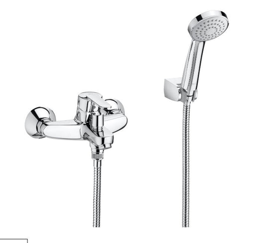 Roca Wall-mounted bath-shower mixer with automatic diverter