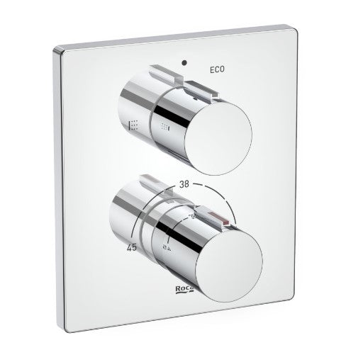 Roca Built-in thermostatic bath-shower mixer with diverter