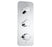 Roca Puzzle Thermostatic built-in shower mixer with 5 way diverter
