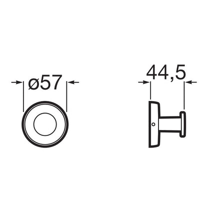 Roca Twin Robe Hook