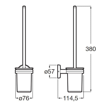 Roca Twin Toilet Brush Holder