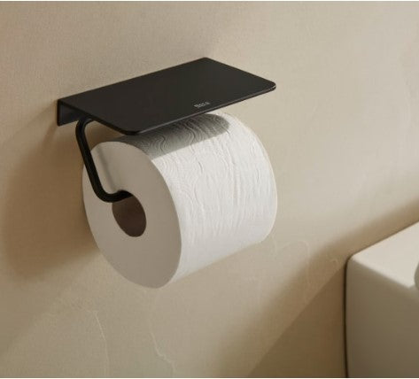 Roca Hotels Round Toilet roll holder with shelf