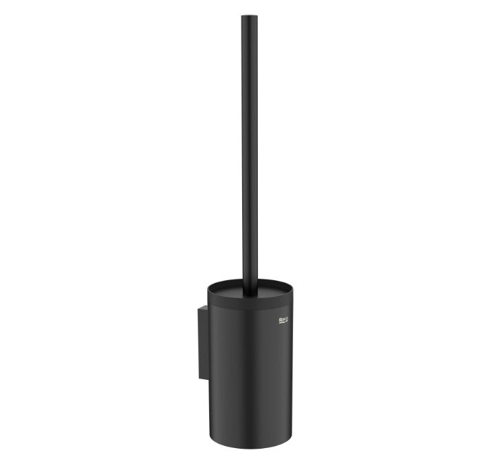 Roca Hotels Round Wall-mounted toilet brush Matt Black