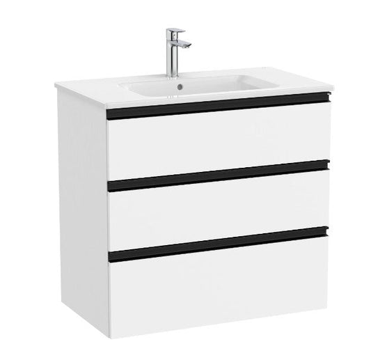 Roca The Gap 3 Drawer 800 x 460mm Vanity Unit