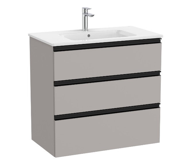 Roca The Gap 3 Drawer 800 x 460mm Vanity Unit