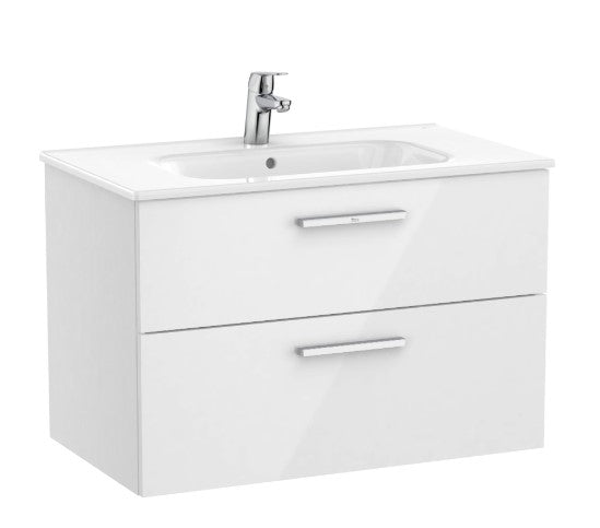 Roca Victoria 800 x 450mm 2 drawer Vanity Unit