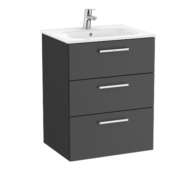 Roca Victoria 3 drawer 600 x 450mm Vanity Unit