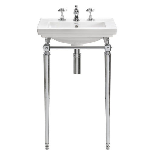 Imperial Astoria Deco Small Basin Stand with Towel Rail