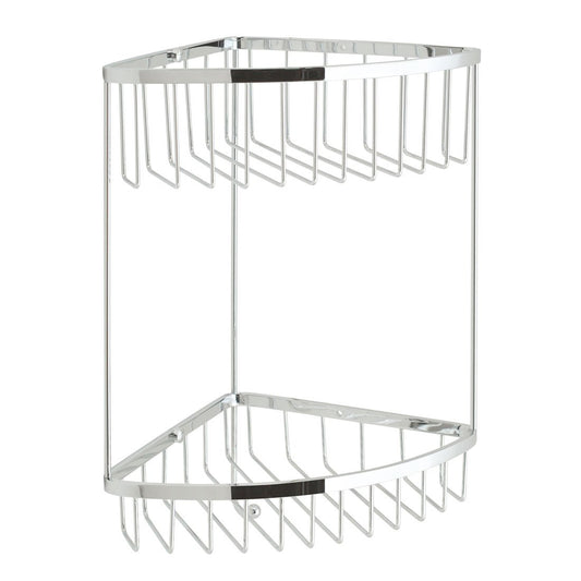 Vado Large Double Triangular Corner Basket With Hook