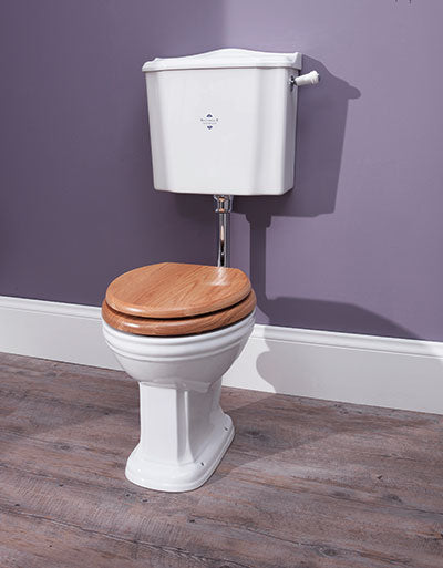 Silverdale Balasani Low Level Toilet with Seat & Cistern