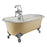 Imperial Bentley Double Ended Cast Iron Bath with Imperial Feet