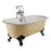 Imperial Bentley Double Ended Cast Iron Bath with Imperial Feet