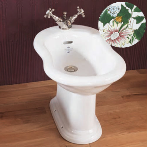 Silverdale Victorian Freestanding Bidet - 1 Tap Hole