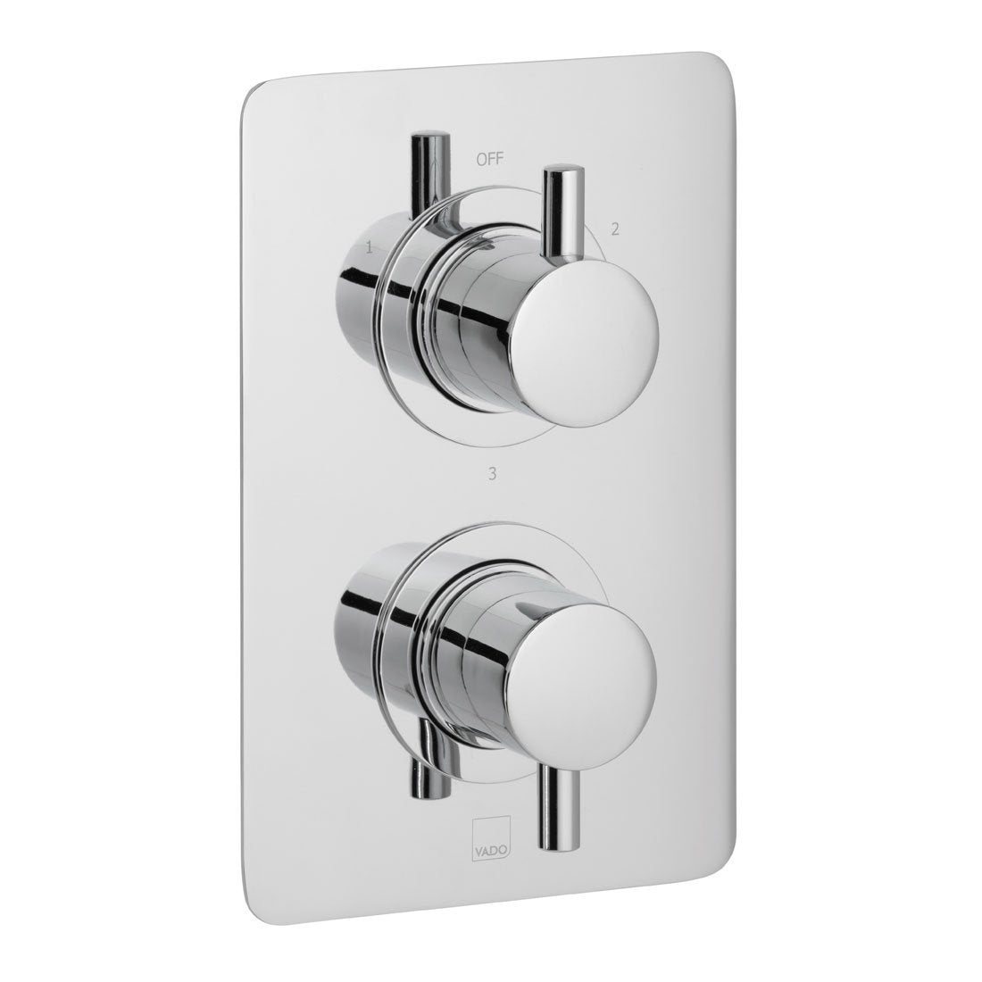 Vado Celsius Square 2 Handle Concealed Thermostatic Shower Valve