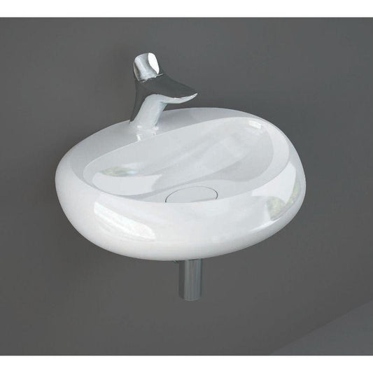 RAK-Cloud 550mm Wall Hung Wash Basin 1TH