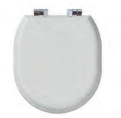 Imperial Astoria soft-close chrome hinges Toilet Seat
