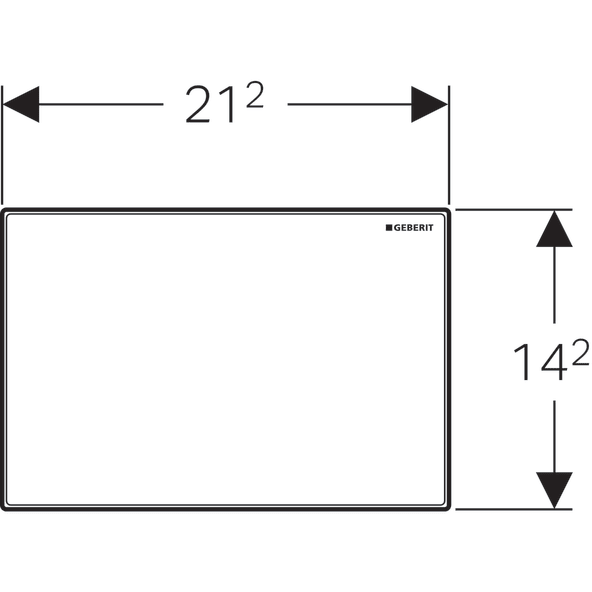 Geberit Omega60 Cover Plate