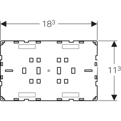 Geberit Omega60 Cover Plate