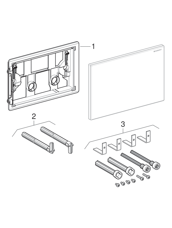 Geberit Omega60 Cover Plate