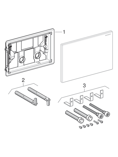 Geberit Omega60 Cover Plate