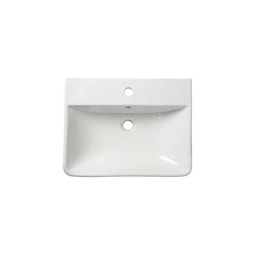 Tavistock Aerial Thin Edge 560mm Semi-Recessed Basin