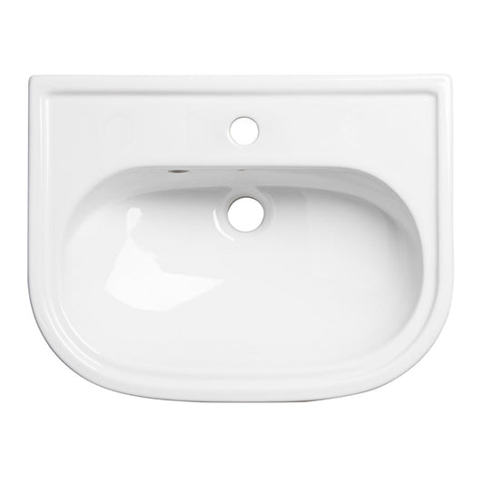 Tavistock Lansdown 500mm Slim Depth Semi-Countertop Basin