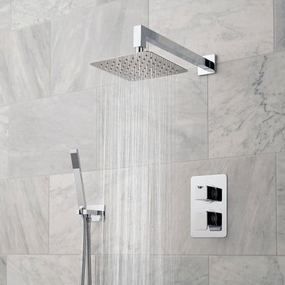 Vado DX Phase 2 Outlet Square Thermostatic Shower Set