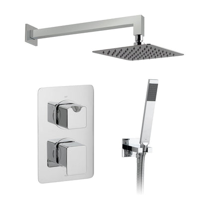 Vado DX Phase 2 Outlet Square Thermostatic Shower Set