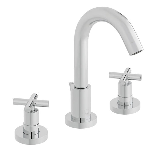 Vado Elements Water 3 Hole Basin Mixer Deck Mounted With Pop-Up Waste