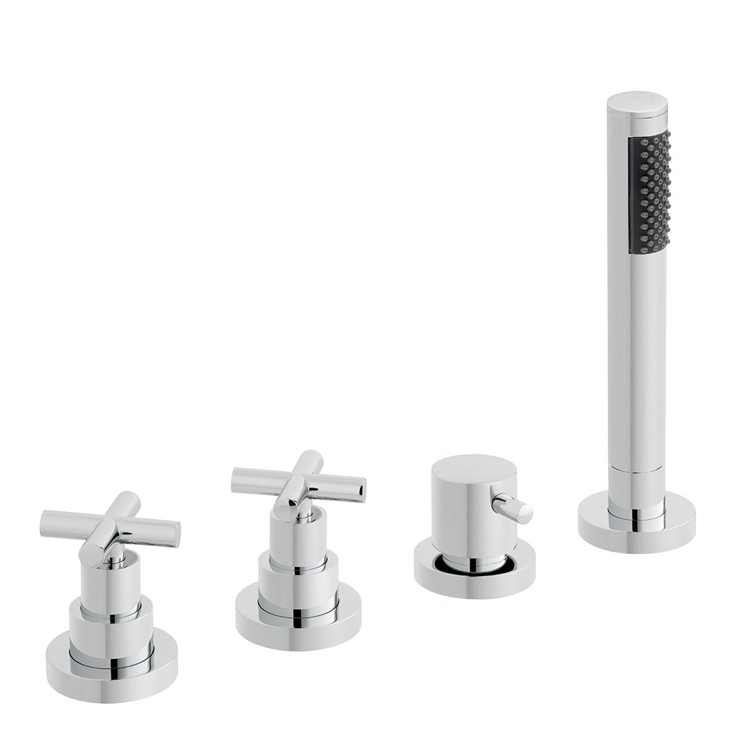 Vado Elements 4 Hole Bath Shower Mixer Without Spout