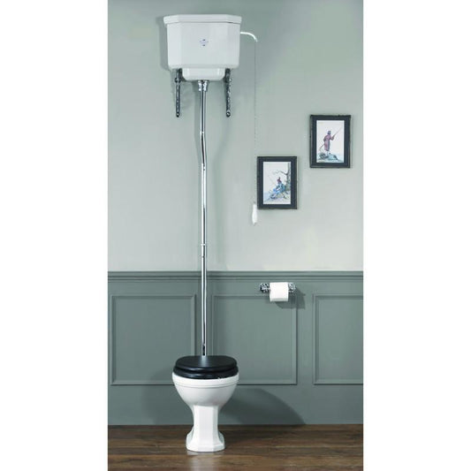 Silverdale Empire High Level Toilet with Seat & Cistern