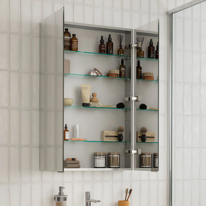 HiB Eris Slim Bathroom Mirrored Cabinet