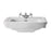 Imperial Etoile Medium Basin and Stand with Glass Shelf