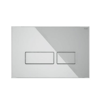 RAK-Ecofix Glass Flush Plate with round push plates