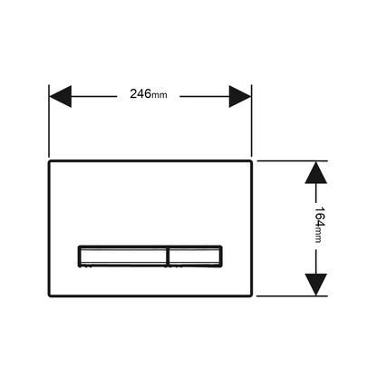 Geberit Sigma50 Dual Flush Plate