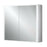 HiB Qubic 2 Doors Illuminated Aluminium Cabinets