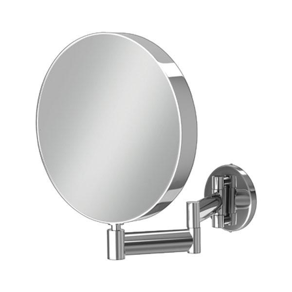 HiB Helix Round Magnifying Bathroom Mirror  - Chrome