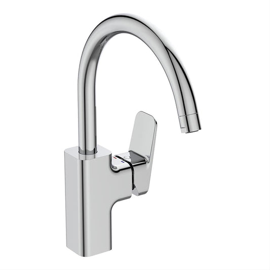 Ideal Standard Ceraplan single lever high tubular spout kitchen mixer