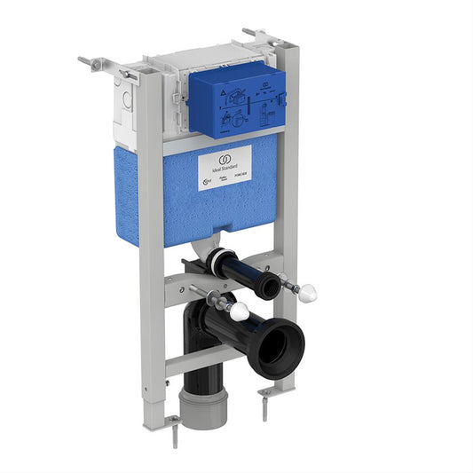 Ideal Standard Prosys H820 x D150mm front or top actuation CL2 wall hung WC frame with Cistern