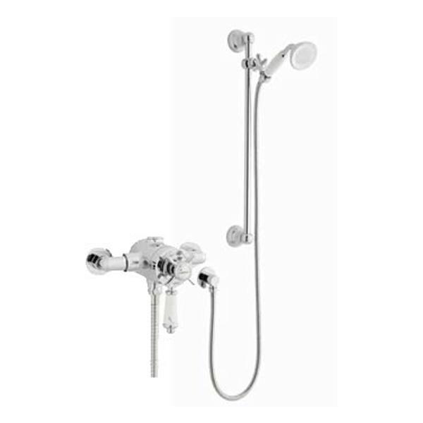 Kartell Klassique Thermostatic Exposed Shower with Adjustable Slide Rail Kit