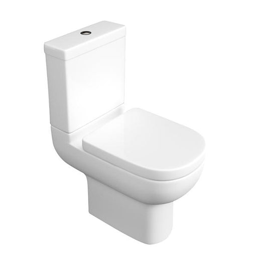 Kartell Studio Close Coupled Toilet - Cistern - Soft Close Seat - White