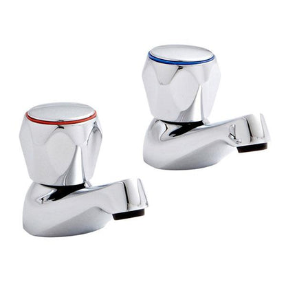 Kartell Alpha Basin Taps - Pair Chrome