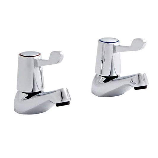 Kartell Leva Basin Taps - Pair Chrome