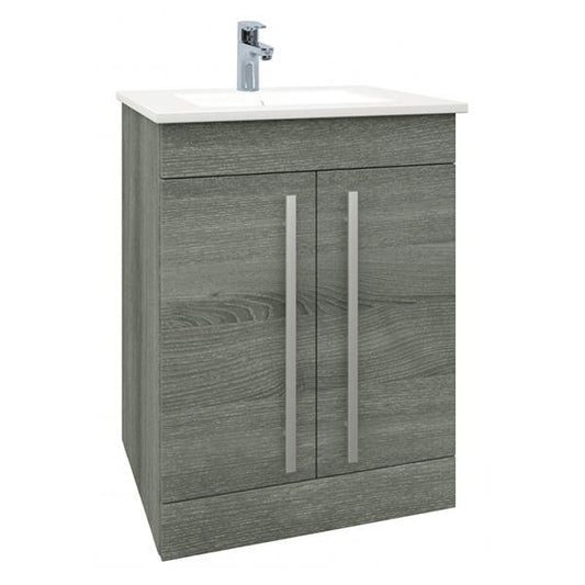 Kartell Purity 600mm 2-Door Floor Standing Vanity Unit with Basin