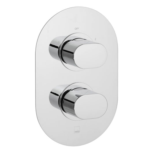 Vado Life Two Outlet Trim For 128D/2 Thermostatic Valve