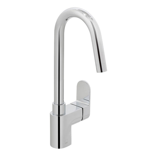Vado Life Mono Sink Mixer Single Lever Deck Mounted With Swivel Spout