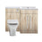 Harrington Bathrooms Life 1100mm L Shape Furniture Pack with Basin