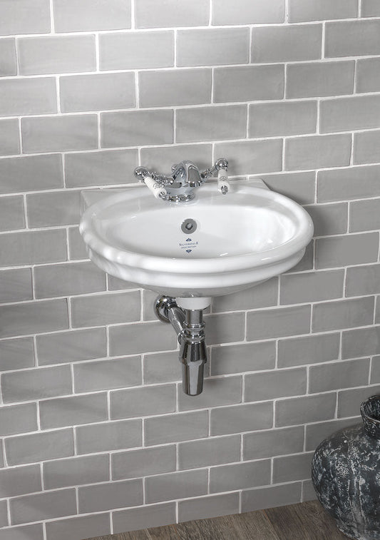 Silverdale Loxley 450mm Cloakroom Basin - 1 Tap Hole